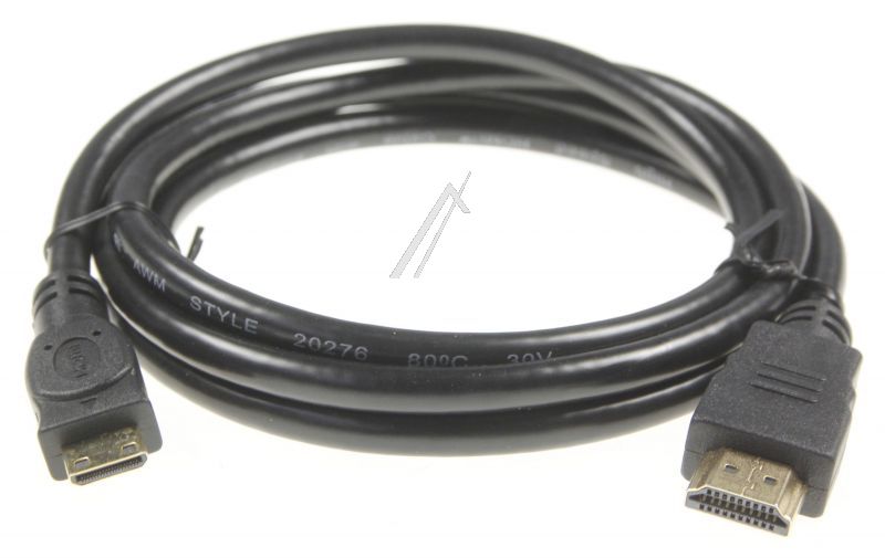 COM - Hdmi-a-stecker / hdmi-c-stecker (mini) schwarz, 1,5m