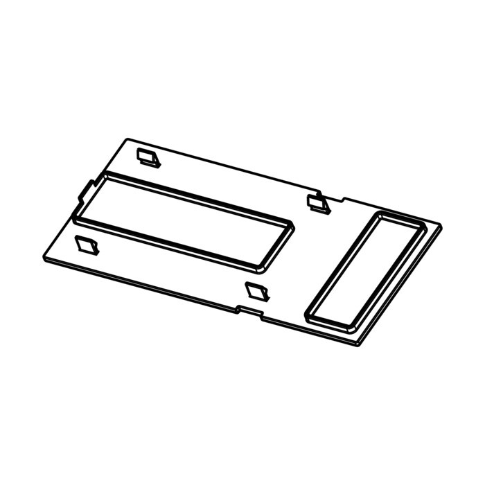 AEG Electrolux 2086013089 Abdeckung Gehäuse - Abdeckwanne,kopfteil,silber