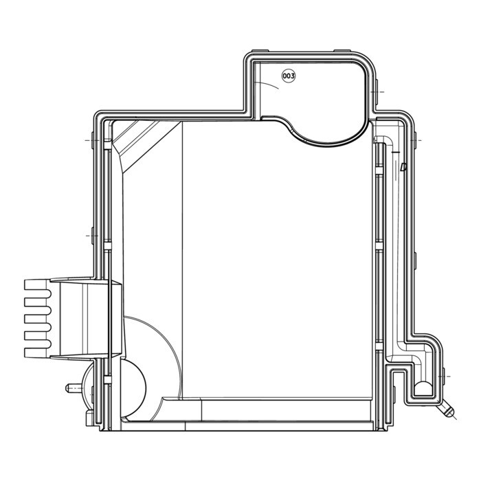 AEG Electrolux 1552353045 Waschmitteleinspülkasten - Schubladenfach,marmore