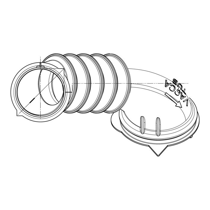 AEG Electrolux 8581328108015 Einlaufschlauch - Hose,inlet,detergent