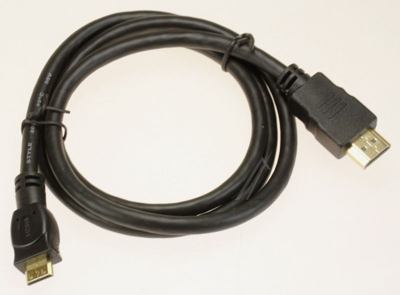 COM - Hdmi-a-stecker / hdmi-c-stecker (mini) schwarz, 1,0m