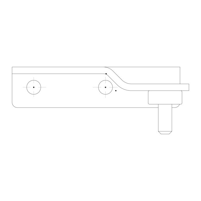 AEG Electrolux 2250632094 - Scharnier oben