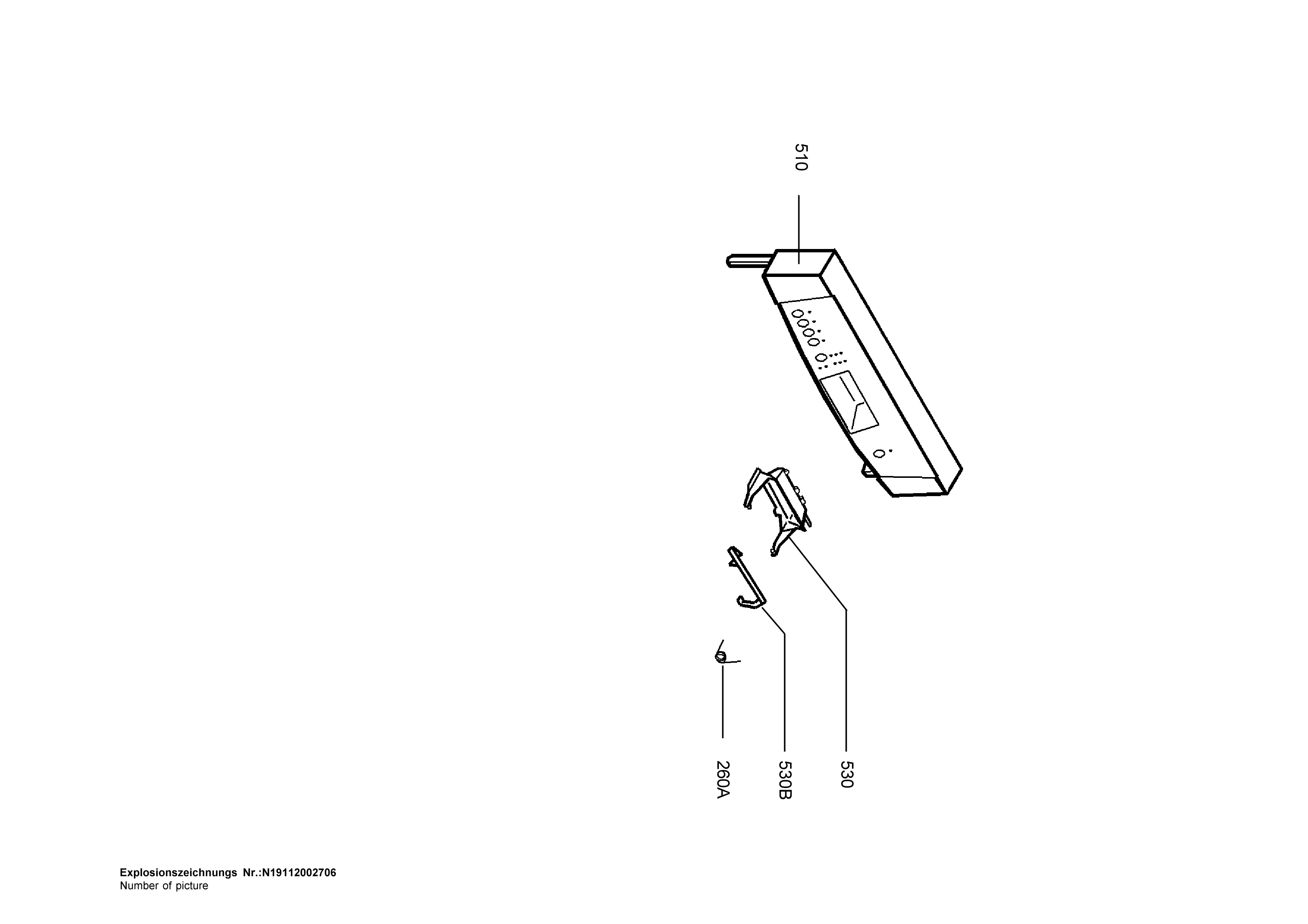 Explosionszeichnung AEG 91123622700 ESF 6251 X