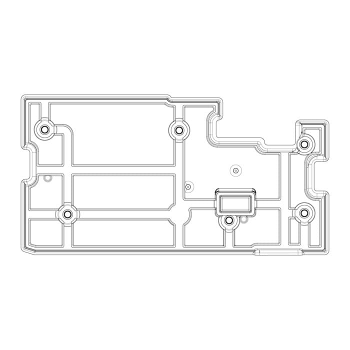 AEG Electrolux 140061489021 Abdeckkappe - Deckel,hauptelektronik,s6