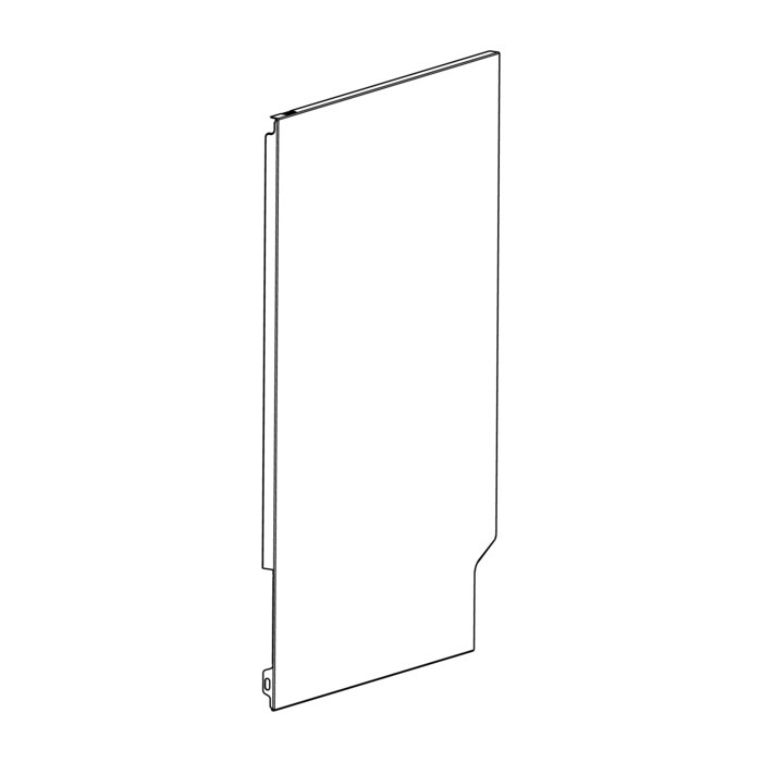 AEG Electrolux 1173606722 Gehäuse Seitenteil - Seitenwand,rechts,weiss,519x80